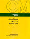 John Deere TA-217-L Power Unit Manual Cover
