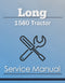 Long 1580 Tractor - Service Manual Cover