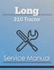 Long 310 Tractor - Service Manual Cover