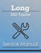 Long 350 Tractor - Service Manual Cover