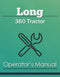 Long 360 Tractor Manual Cover