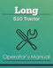 Long 510 Tractor Manual Cover