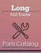 Long 510 Tractor - Parts Catalog Cover