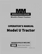 Minneapolis-Moline U Tractor Manual