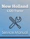 New Holland 1320 Tractor - Service Manual Cover
