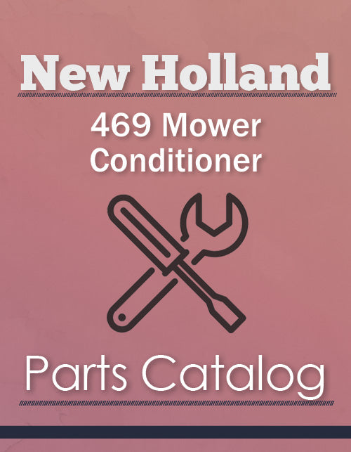 New Holland 469 Mower Conditioner - Parts Catalog Cover