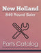 New Holland 846 Round Baler - Parts Catalog Cover