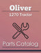Oliver 1270 Tractor - Parts Catalog Cover