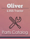 Oliver 1355 Tractor - Parts Catalog Cover