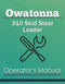Owatonna 310 Skid Steer Loader Manual Cover