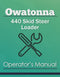 Owatonna 440 Skid Steer Loader Manual Cover