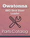 Owatonna 880 Skid Steer Loader - Parts Catalog Cover