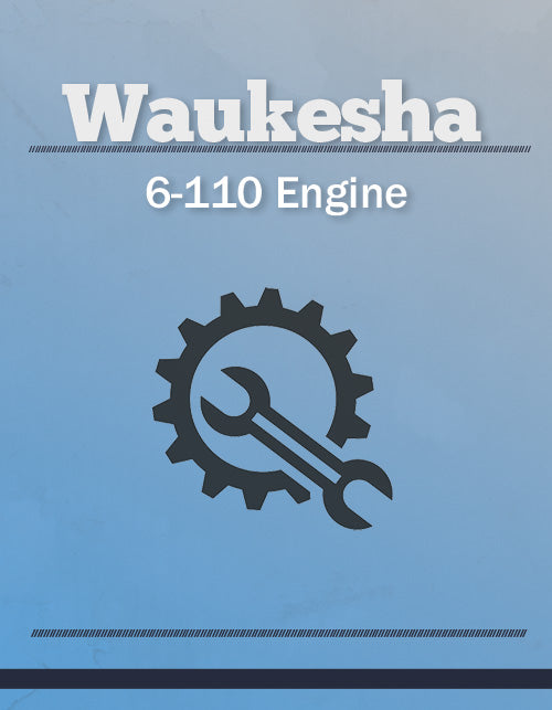Waukesha 6-110 Engine - Service Manual Cover