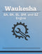 Waukesha BA, BK, BL, BM, and BZ Engine - Service Manual Cover
