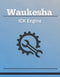 Waukesha ICK Engine - Service Manual Cover