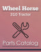 Wheel Horse 310 Tractor - Parts Catalog Cover