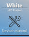 White 120 Tractor - Service Manual Cover