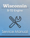 Wisconsin S-7D Engine - Service Manual Cover
