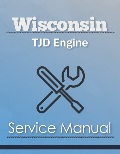 Wisconsin TJD Engine - Service Manual Cover