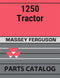 Massey Ferguson 1250 Tractor - Parts Catalog