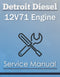 Detroit Diesel 12V71 Engine - Service Manual