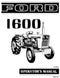 Ford 600, 620, 630, 640, 650, 660, 800, 820, 850, and 860 Tractors Manual