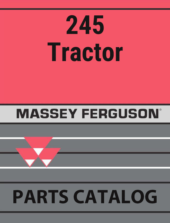 Massey Ferguson 245 Tractor - Parts Catalog