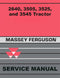 Massey Ferguson 2640, 3505, 3525, and 3545 Tractor - Service Manual