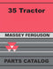 Massey Ferguson 35 Tractor - Parts Catalog