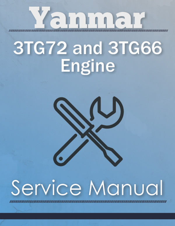 Yanmar 3TG72 and 3TG66 Engine - Service Manual