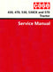 Case 430, 470, 530, 530CK and 570 Tractor - Service Manual