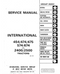 International 454, 474, 574, 674, 2400 and 2500 Tractor - Service Manual