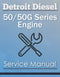Detroit Diesel 50/50G Series Engine - Service Manual