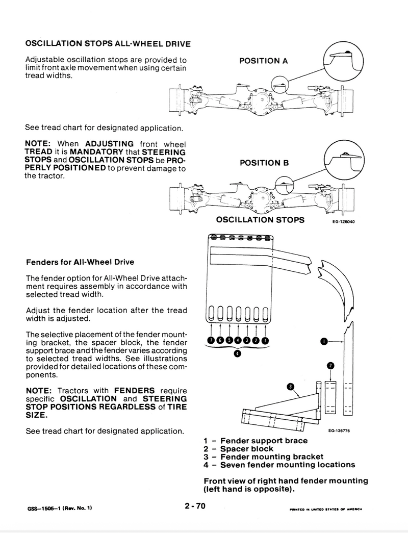 International 5088, 5288, and 5488 Tractors - Service Manual
