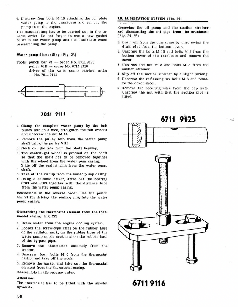 Zetor 5211, 5245, 6245, and 7245 Tractor - Service Manual