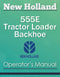 New Holland 555E Tractor Loader Backhoe Manual