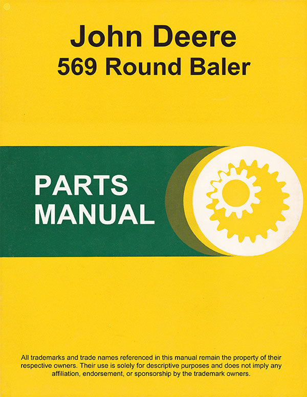 JD 569 Round Baler - Parts Catalog