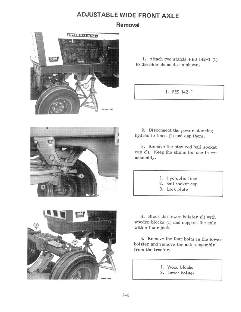 International 1066, 1466, 1468, 766 and 966 and 100 Tractor - Service Manual