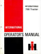 International 706 Tractor Manual