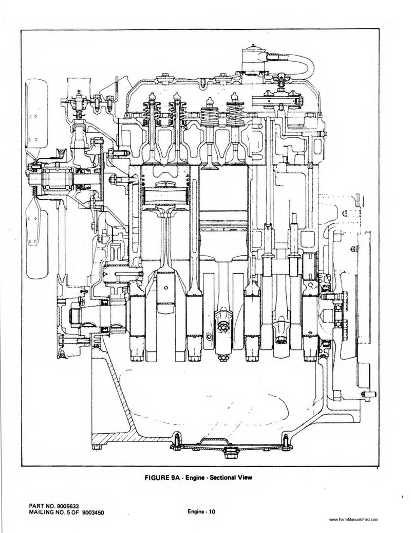 Allis-Chalmers 5040 and 5045 Tractors  - COMPLETE SERVICE MANUAL