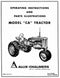 Allis-Chalmers CA Tractor Manual