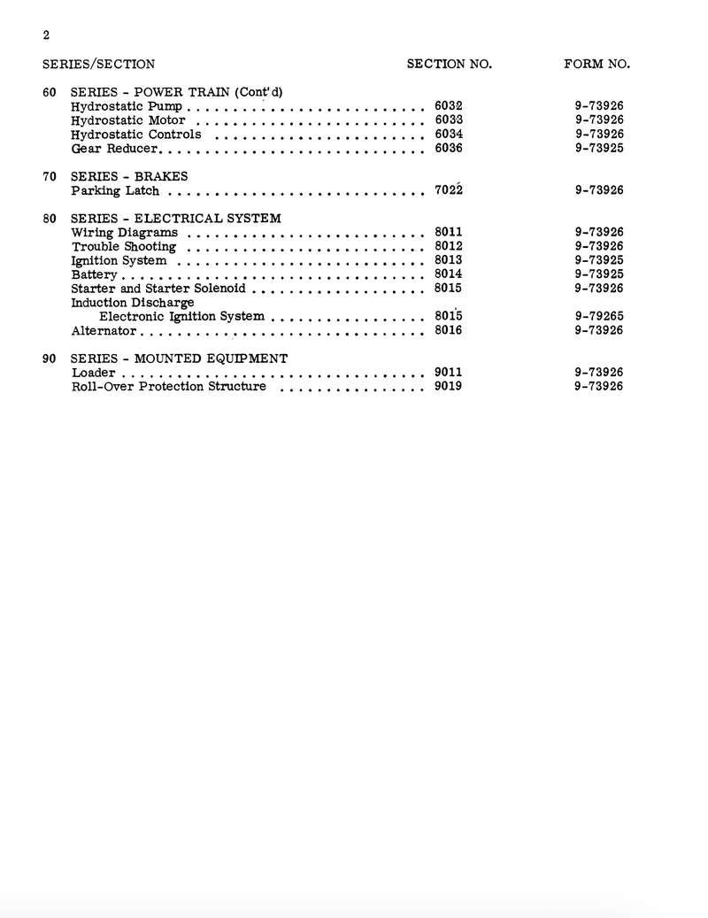 Case 1845 Skid-Steer - Service Manual