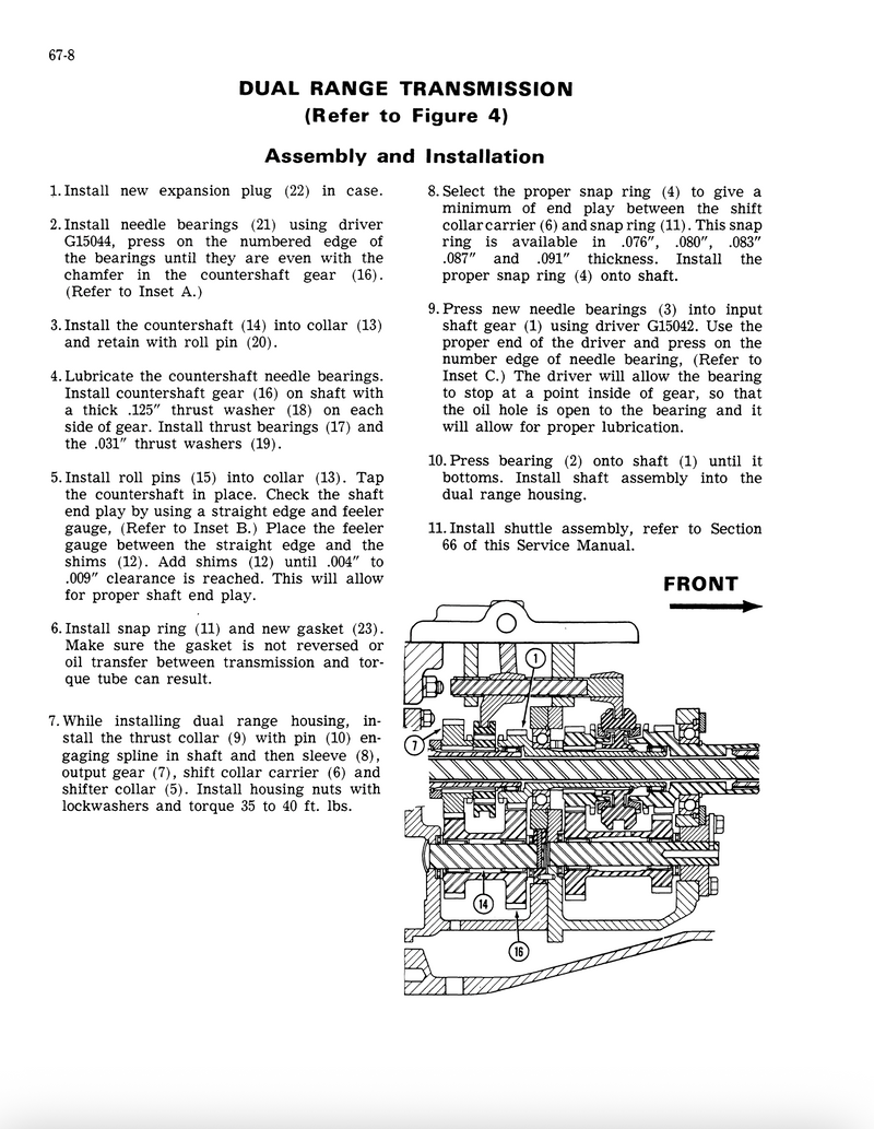 Case 580 and 580CK Loader Backhoe - Service Manual