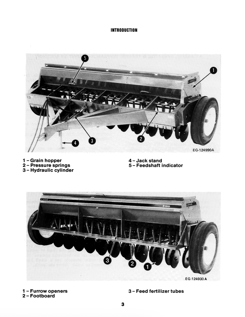 Case IH 5100 Grain Drill - Operator's Manual