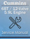 Cummins 6BT / 12-Valve 5.9L Engine - Service Manual