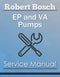 Robert Bosch EP and VA Rotary Diesel Fuel Injection Pump Engine - Service Manual