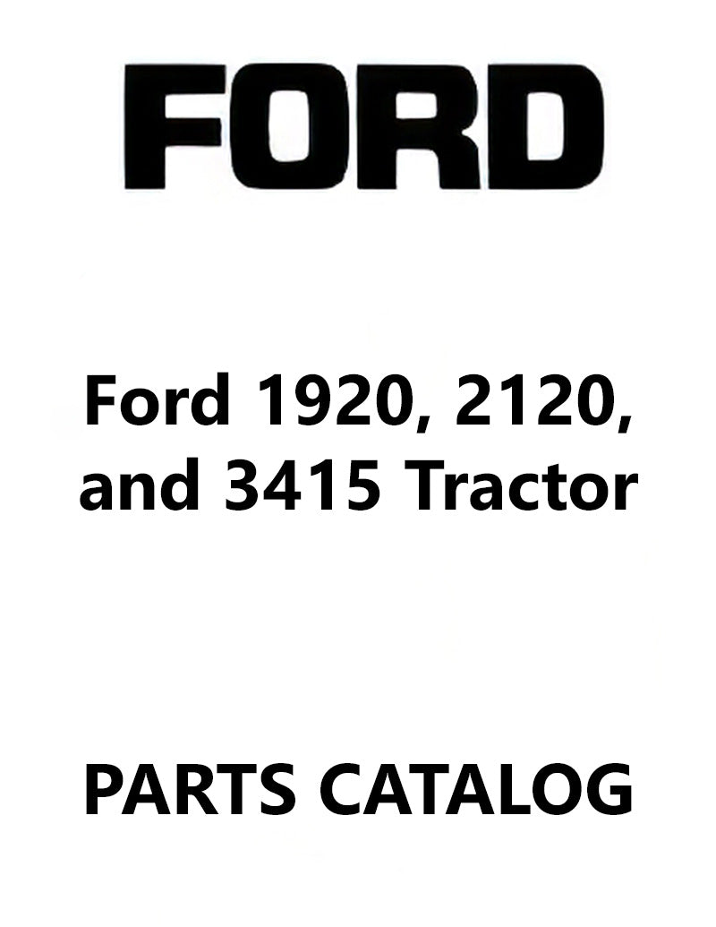 Ford 1920, 2120, and 3415 Tractor - Parts Catalog