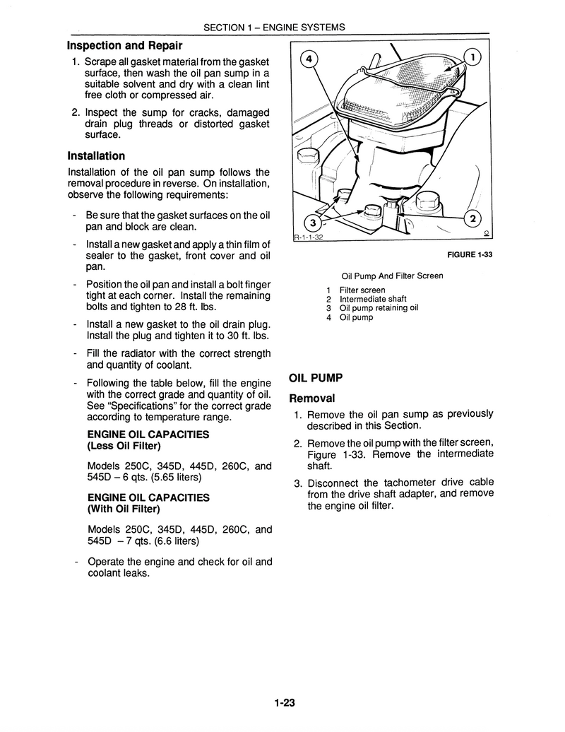 Ford 250C, 260C, 345D, 445D, 545D Tractor and Tractor Loader - Service Manual