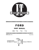 Ford 2N , 8N and 9N Series - I&T Shop Service Manual