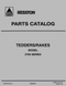 Hesston 3710, 3717, and 3750 Tedder Rake and Rotary Rake - Parts Catalog